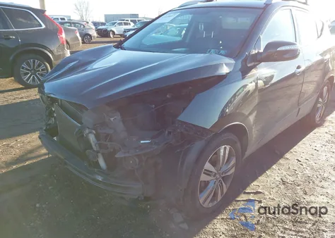 2015 Hyundai Tucson Limited from USA, damaged, VIN KM8JUCAGXFU066719